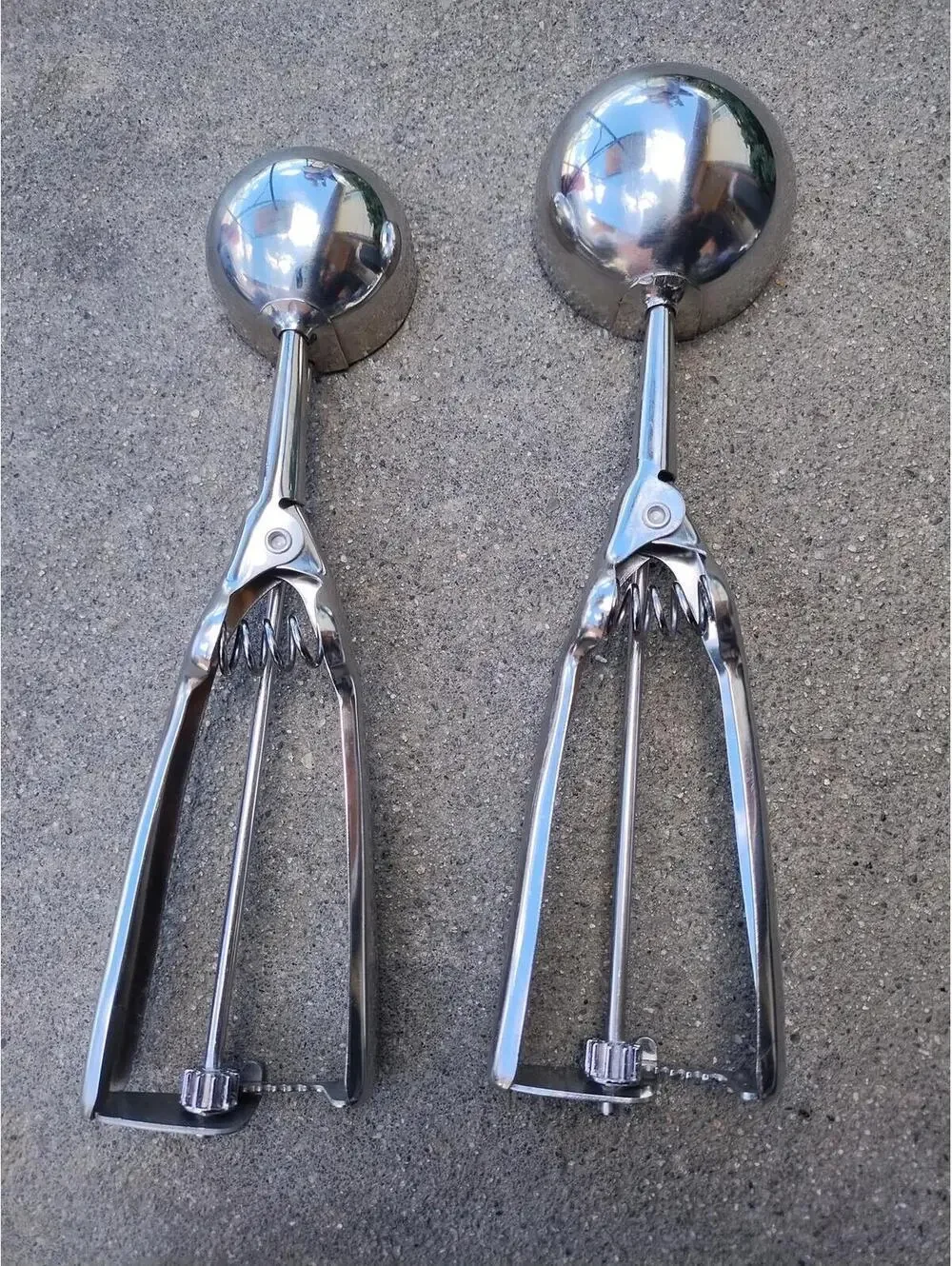 Vintage heavy duty Ice cream scoops‎